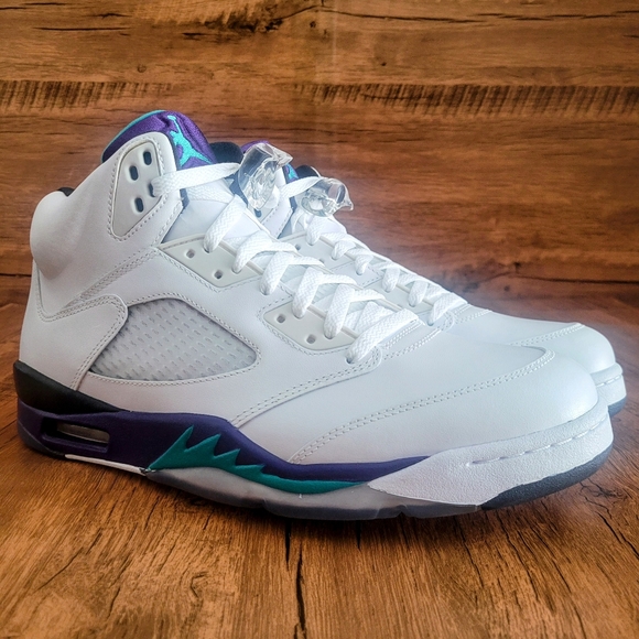 Nike Air Jordan 5 Retro Grape 2013 136027 108 Men's Size 11.5 Brand New - Picture 4 of 12